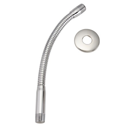 Keeney Mfg Flexible Shower Arm with Flange, Chrome K780CP